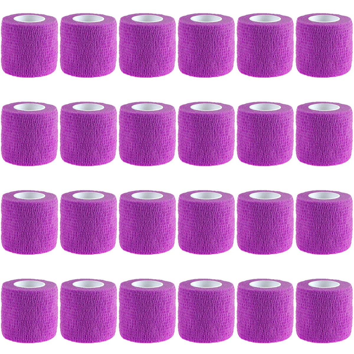Wholesale 24 rolls Bandage Cohesive Bandage Self Adhesive Self Adherent Wrap for People & Pets Wrap Breathable Athletic Elastic
