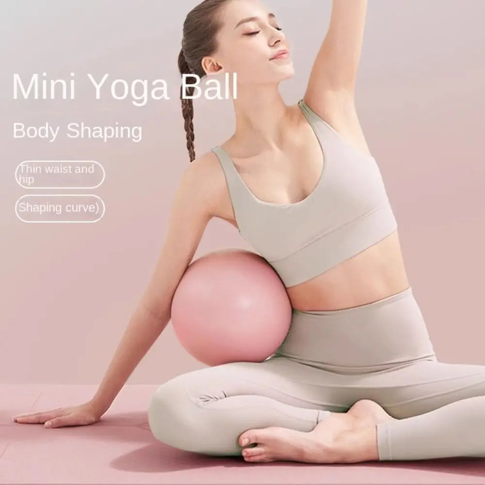 Balance Ball PVC Yoga Ball Mini Exercise Anti Burst Yoga Fitness Ball Physical Therapy Thickened Fitness Pilates Ball Home Gym