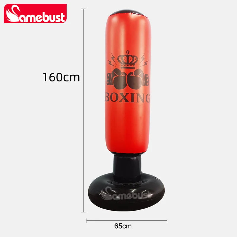 Camebust Inflatable Punching Bag, Bounce Back Bag for Boxing, Inflatable Boxing Equipment for Daily Relaxation