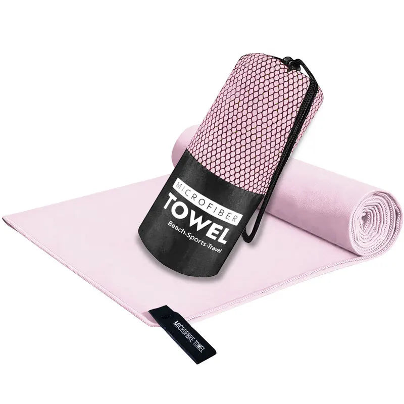 Sandproof Microfiber Fast-Drying Towel Lightweight Portable Swim Yoga Gym Beach Travel Sports Essentials