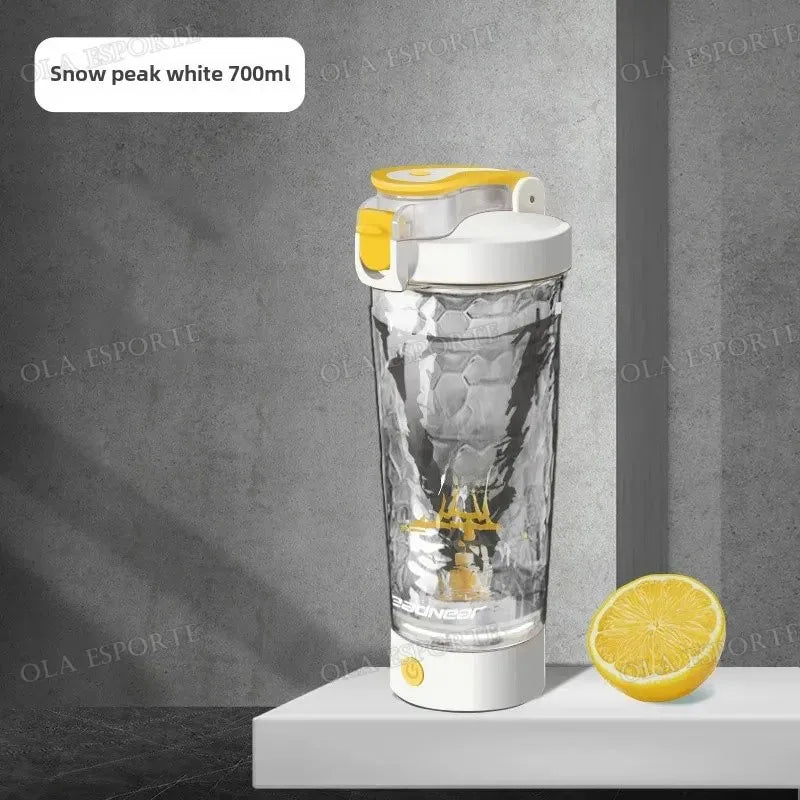 450-700ml Electric Automatic Mixing Cup Portable Whey Protein Shaker Bottle Battery Powered Fully Automatic Stirring Cup Home