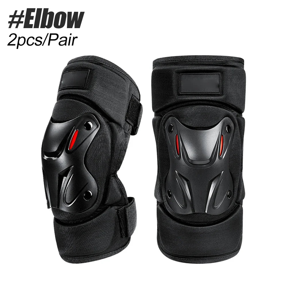 1Pair Motorcycle Riding Knee Pads,Motorcycle Protective Gear Knee Guards, Off-road, Motorcycle Riding Elbow Pads, Outdoor Sports