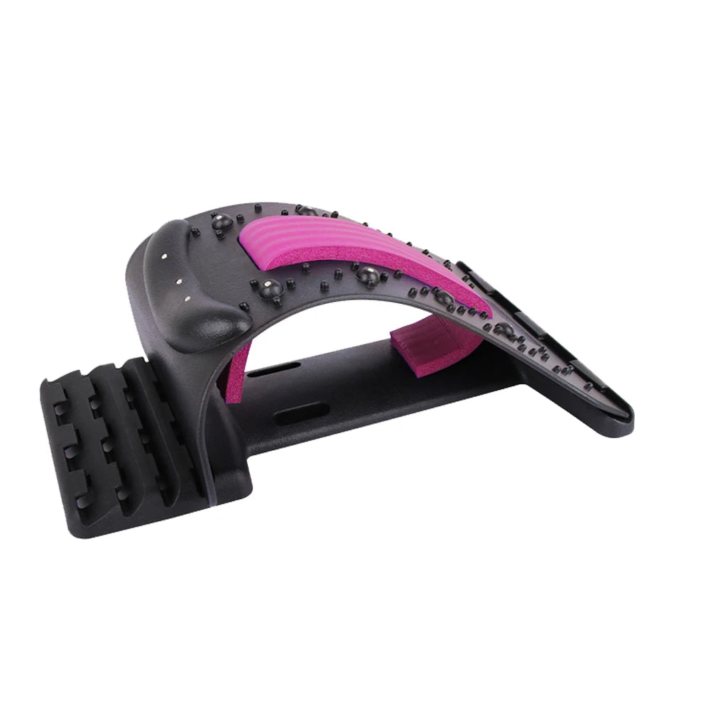 4 Level Magnetic Neck Stretcher Traction Device Massage Tools Pillows Back Stretch Fitness Lumbar Support Cervical Spine Relief