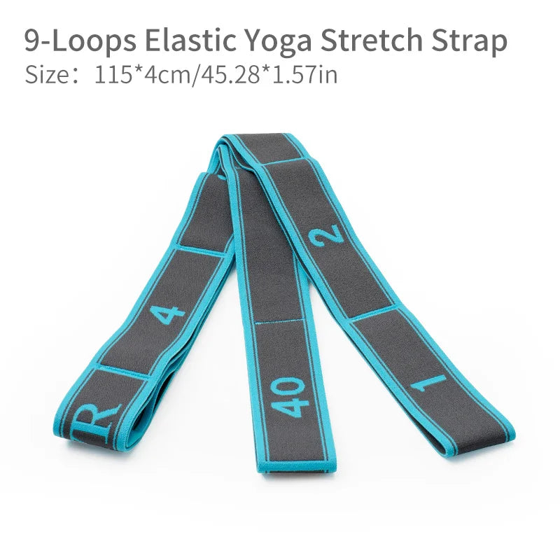 Yoga Elastic Band for Pilates Elastic Exercise Bands Resistance Physical Fitness Tension Belt Dance Gymnastics Girls Accessories