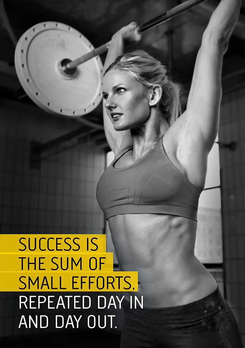 Fitness Sports Motivational Quotes Canvas Painting Dumbbell Exercise Posters Prints Wall Art Pictures for Living Room Gym Decor
