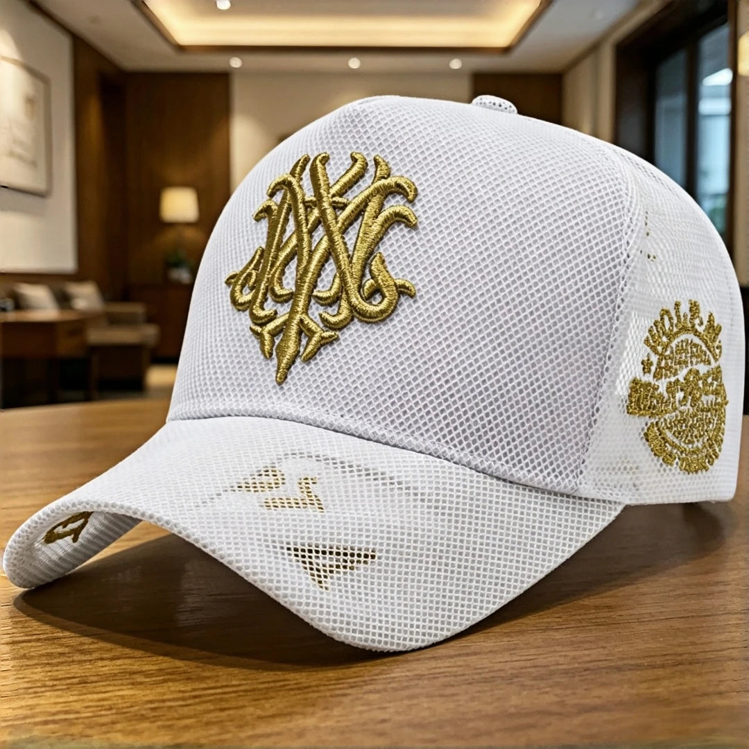 Fashionable Classic Breathable Mesh Baseball Cap - Adjustable Summer Sun Hat - Popular Hip-Hop Streetwear Hat