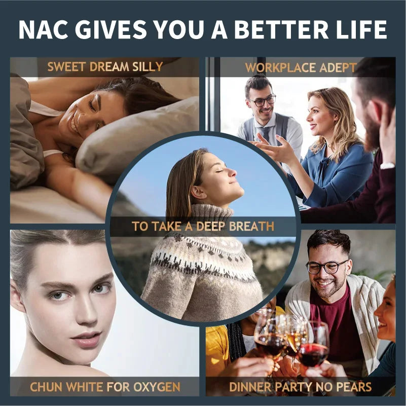 Greensure NAC Glutathione Capsules N-Acetyl Cysteine 1200 mg Support for Liver, Lung | Amino Acid, Increases Glutathione