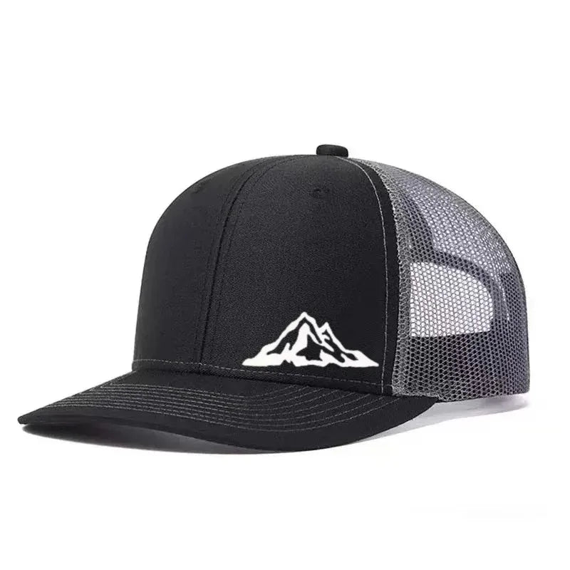 High Quality Neutral hat Casual Printed Baseball Cap Adjustable Trucker Mesh Hat Lightweight Outdoor Sports Sun Dad Cap Mesh Hat