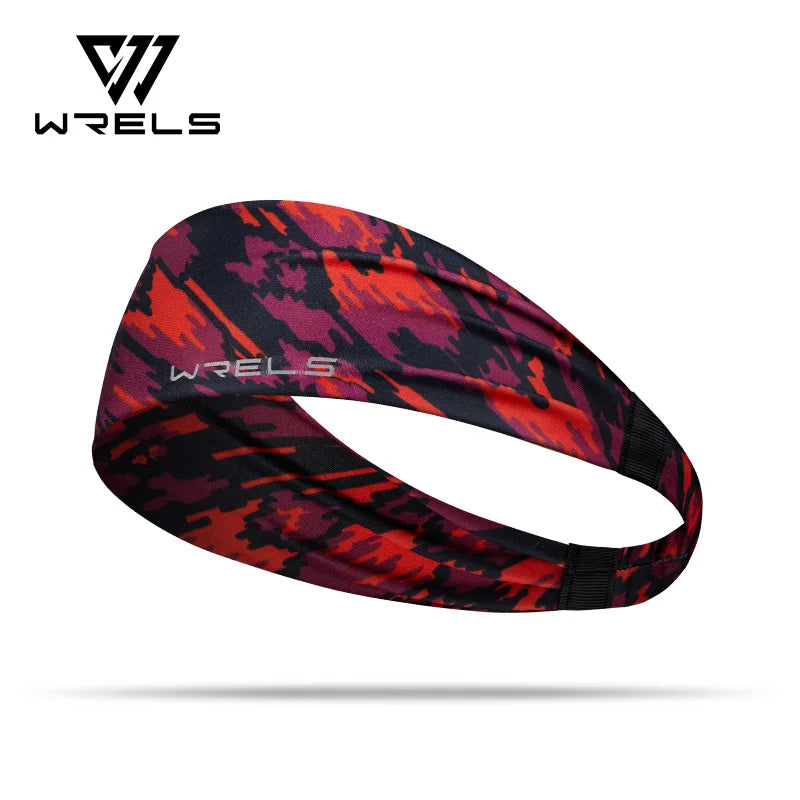 WRELS Sport Headbands Running Yoga Soft Elastic Hair Band Outdoor Sport Breathable Hairbands Men's and Women's Fitness Sweatband