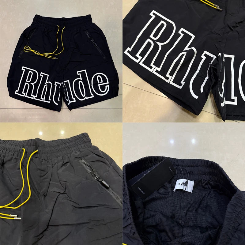 Summer Multi Color Identical Style Men's Sports Pants Rhude Shorts High Quality New Trendy Pants Stock
