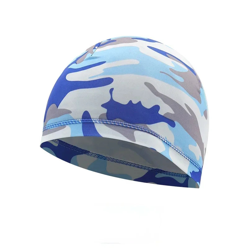 1/3pcs Skull Cap UV Protection Ice Silk Helmet Liner Men Women Hat Workout Quick Dry Motorcycle Cycling Running Stretchy Beanie