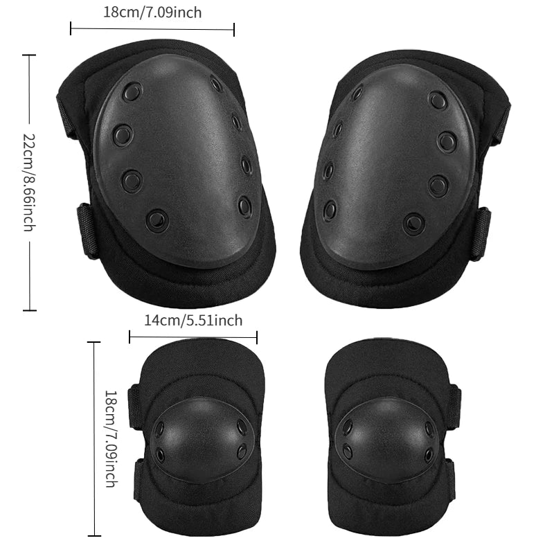 Tactical Protective Gear Knee Pads Elbow Pads For Outdoor Cycling Mountaineering And Hiking Protection Outdoor Sports