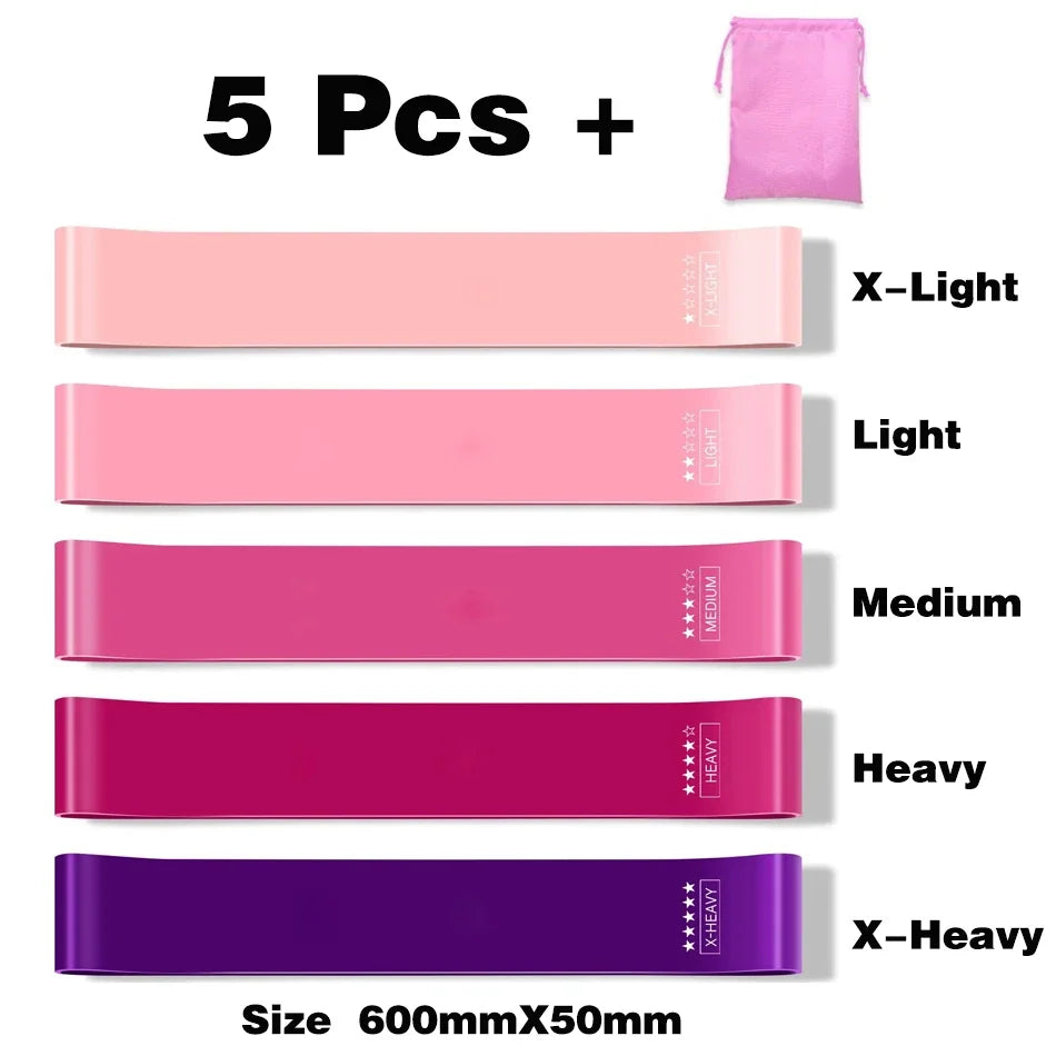 WOSWEIR-Training Resistance Bands Yoga Gym Fitness Gum Pull Up Assist Rubber Band Crossfit Exercise Home Workout Equipment
