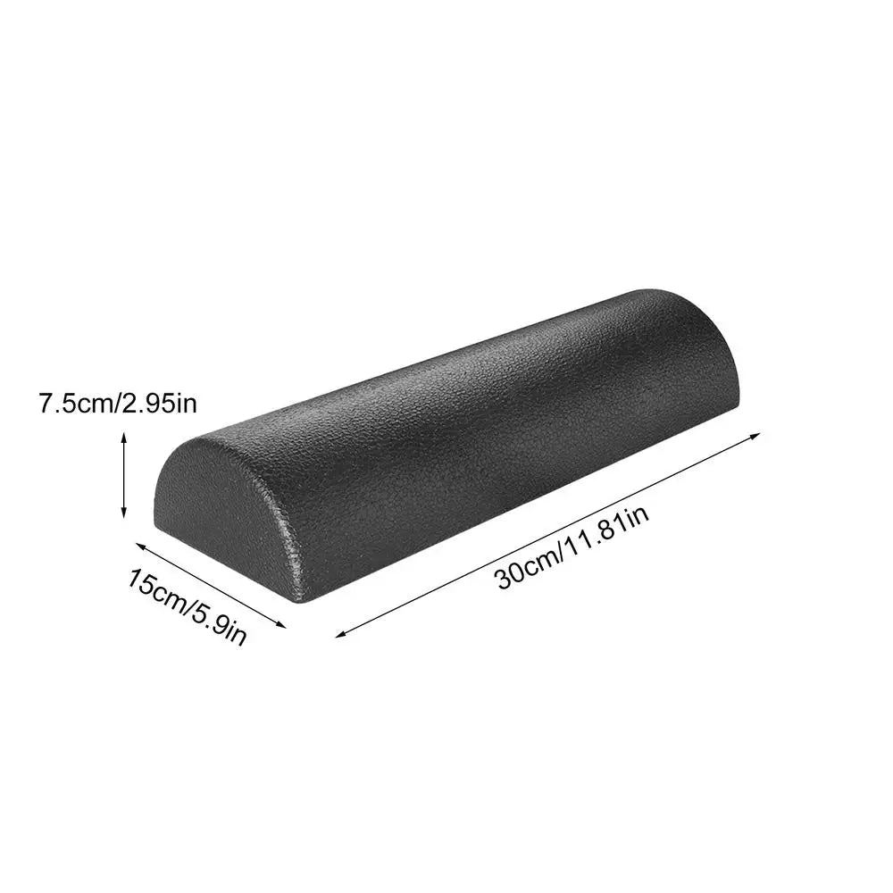 30/45cm Foam Roller Semicircle Portable Yoga Massage Roller Pilates Fitness Equipment For Women/Men