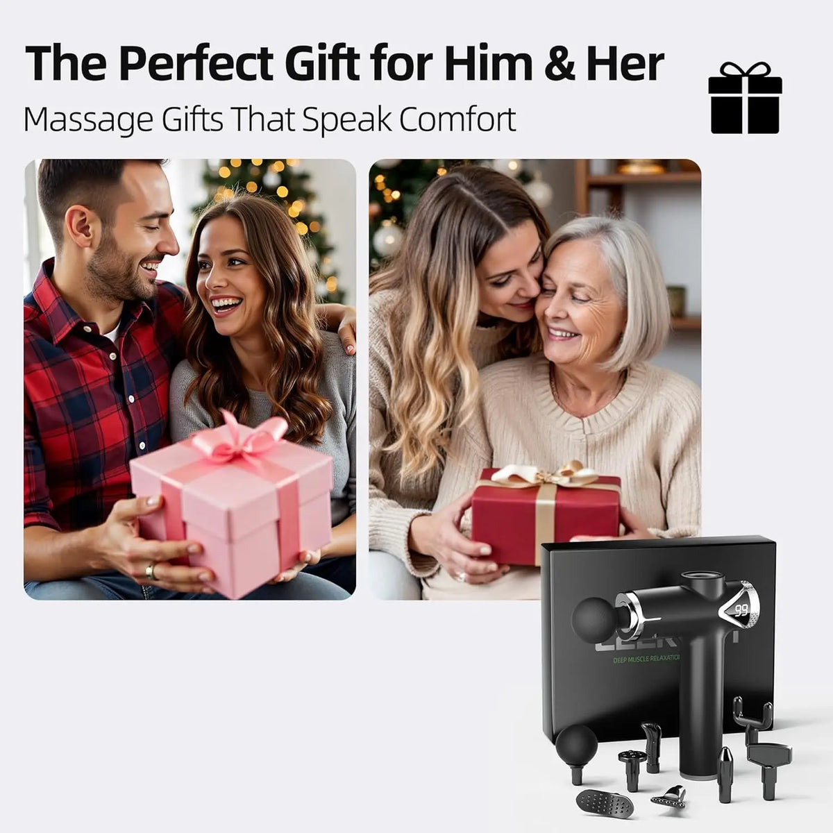 Professional Muscle Massage Gun for Neck and Back Massage Instrument Fitness Equipment Male Female Best Gift