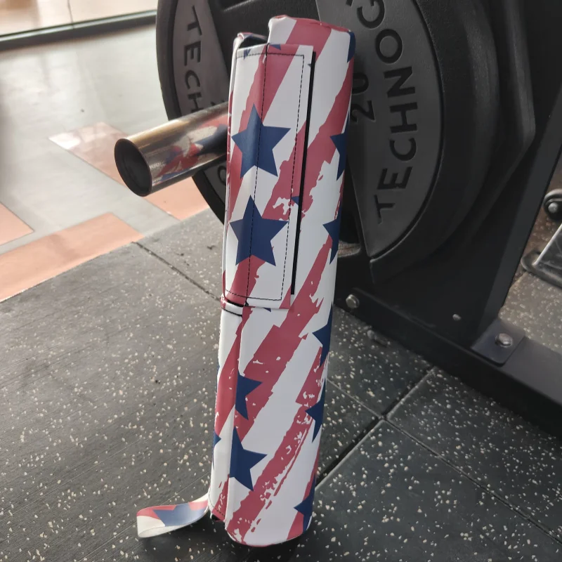 Colorful Barbell Pad Squat Pad for Lunges and Squats PU Hip Thrust Pad for Standard Bars Provides Cushion to Neck and Shoulders