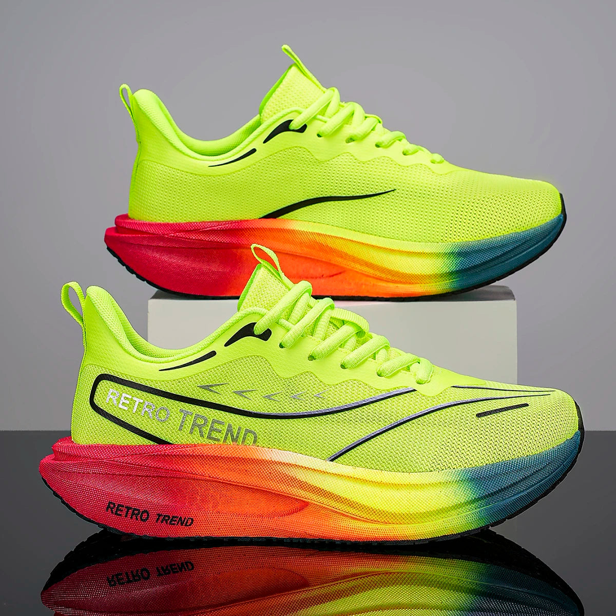 Men's Large Size Sports Shoes Outdoor Hiking Running Comfortable Casual Versatile Fashionable Training Shoes for Couples