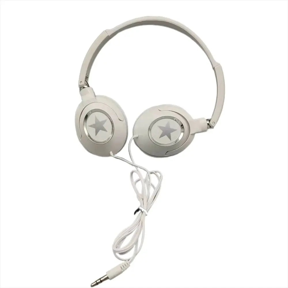Sound Wired Headphones Over Ear Headset Bass HiFi Sound Music Stereo Earphones Flexible Adjustable Headset For PC Mobile