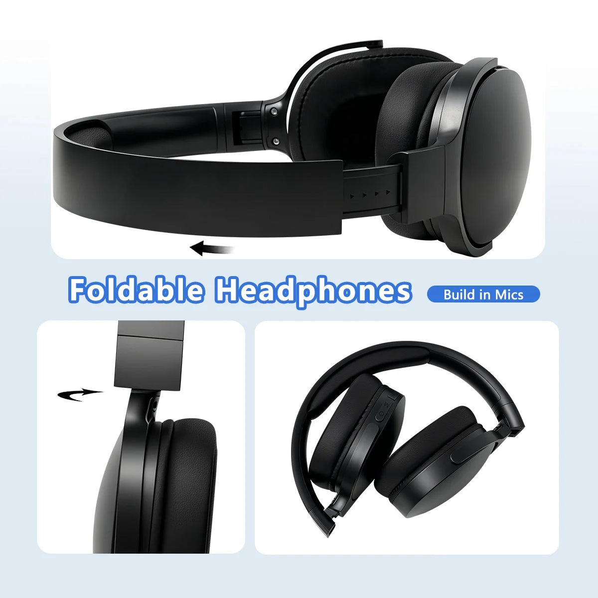 Wireless Headset, Jerry 5.3, Long Battery Life, Computer /iPad/ Mobile universal, Listening to Music/Gaming Wireless Headset