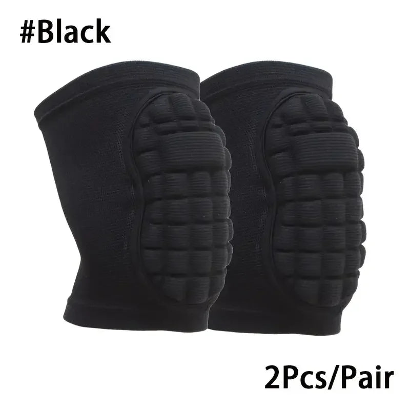 1Pair Protective Sponge Knee Pads for Yoga, Dance, Thickened Honeycomb Square Design for Kneeling For Women Men Sports Kneepad