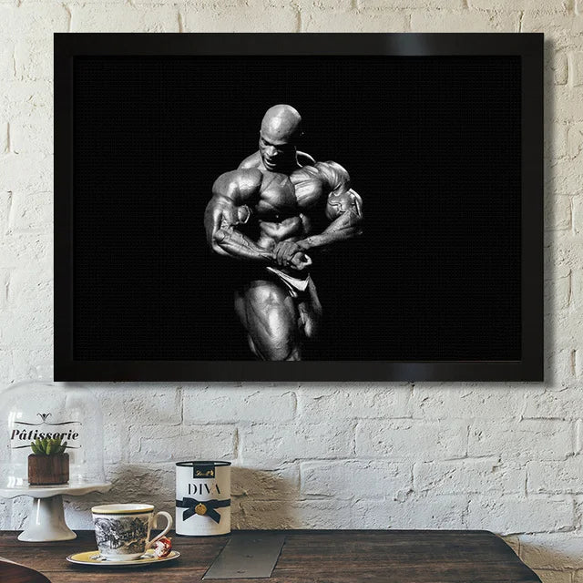 Ronnie Cullman Bodybuilder, Male Gym Muscle Fitness Champion Hot Sale, Print Art Canvas Poster, Living Room Decor, Home Picture