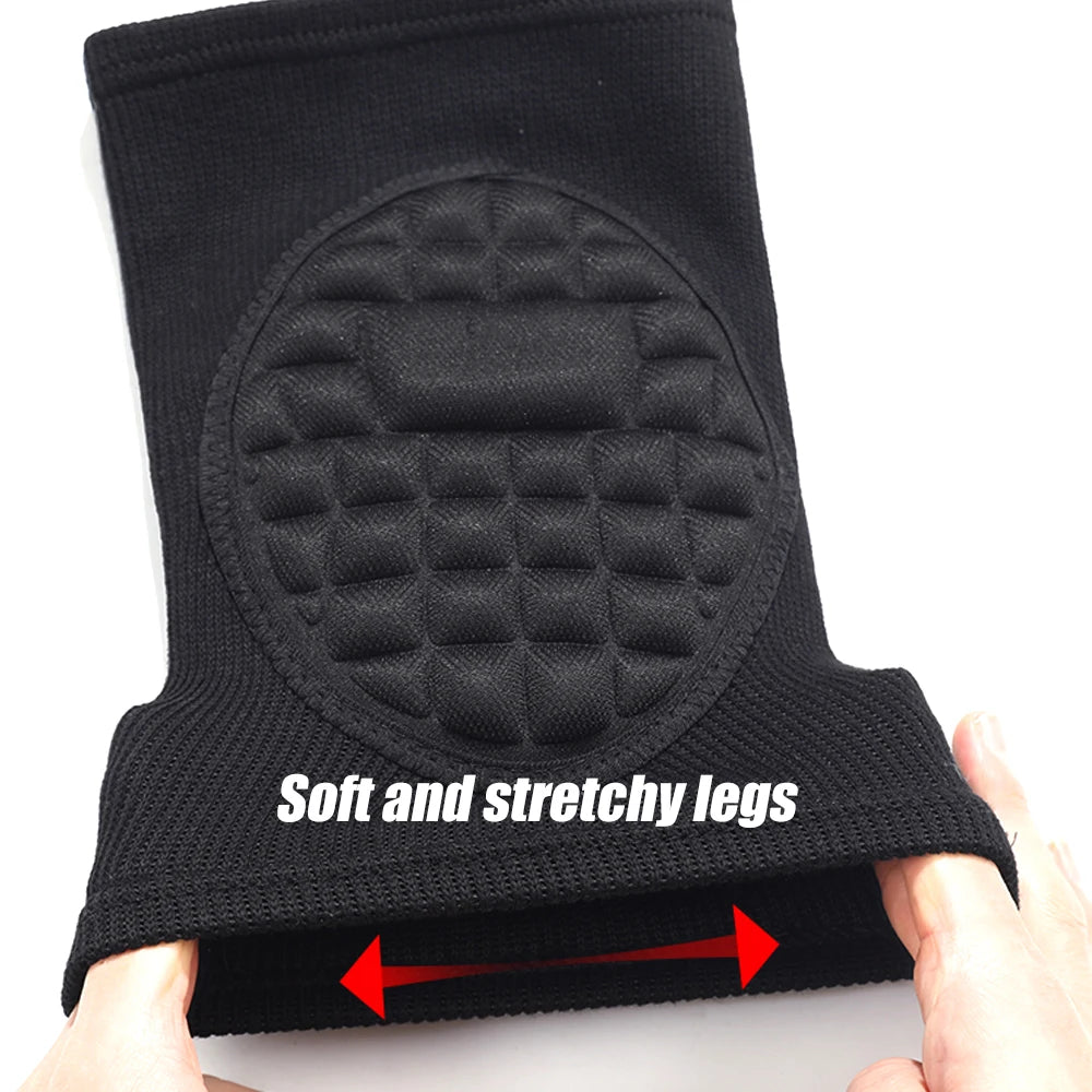 1Pair Protective Sponge Knee Pads for Volleyball, Soft Breathable Knee Support Knee Brace for Women Men Sports Dance Football