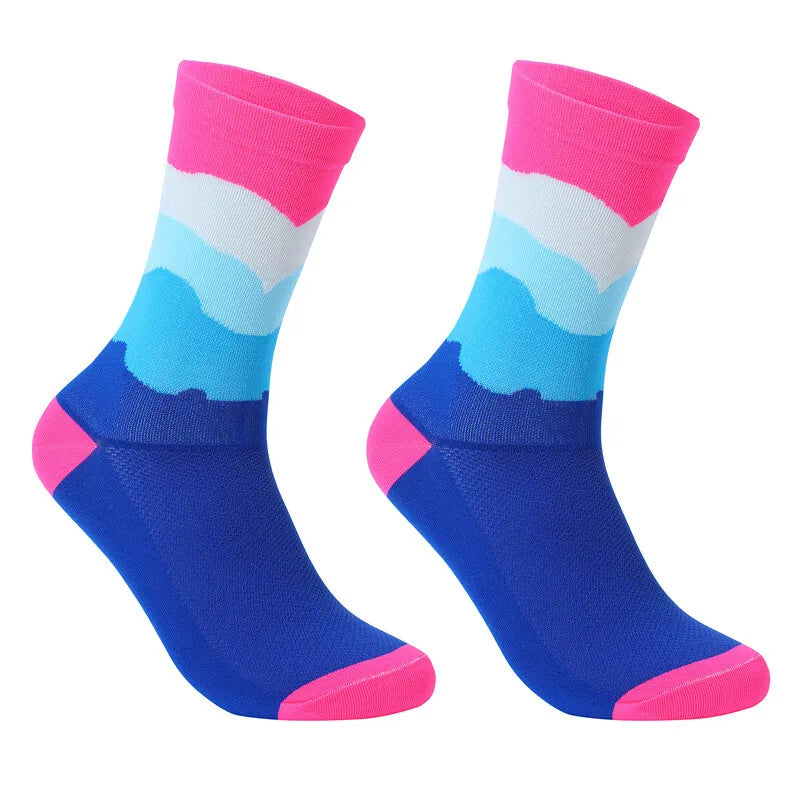 New Sport Socks Unisex Cycling Socks Men Outdoor Sports Socks Bike Footwear for Road Bike Socks Running Basketball Socks