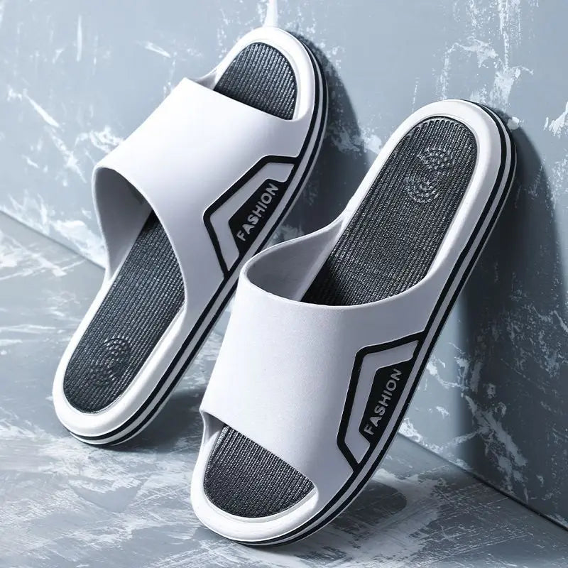 Men's Casual Sports Slides Breathable Non-slip Beach Open-toe Sandals Outdoor Summer Shoes For Men