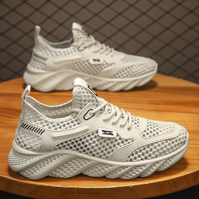 Summer Men Casual Shoes Fashion Lightweight Mens Running Walking Sneakers Mesh Breathable Male Jogging Sports Shoes