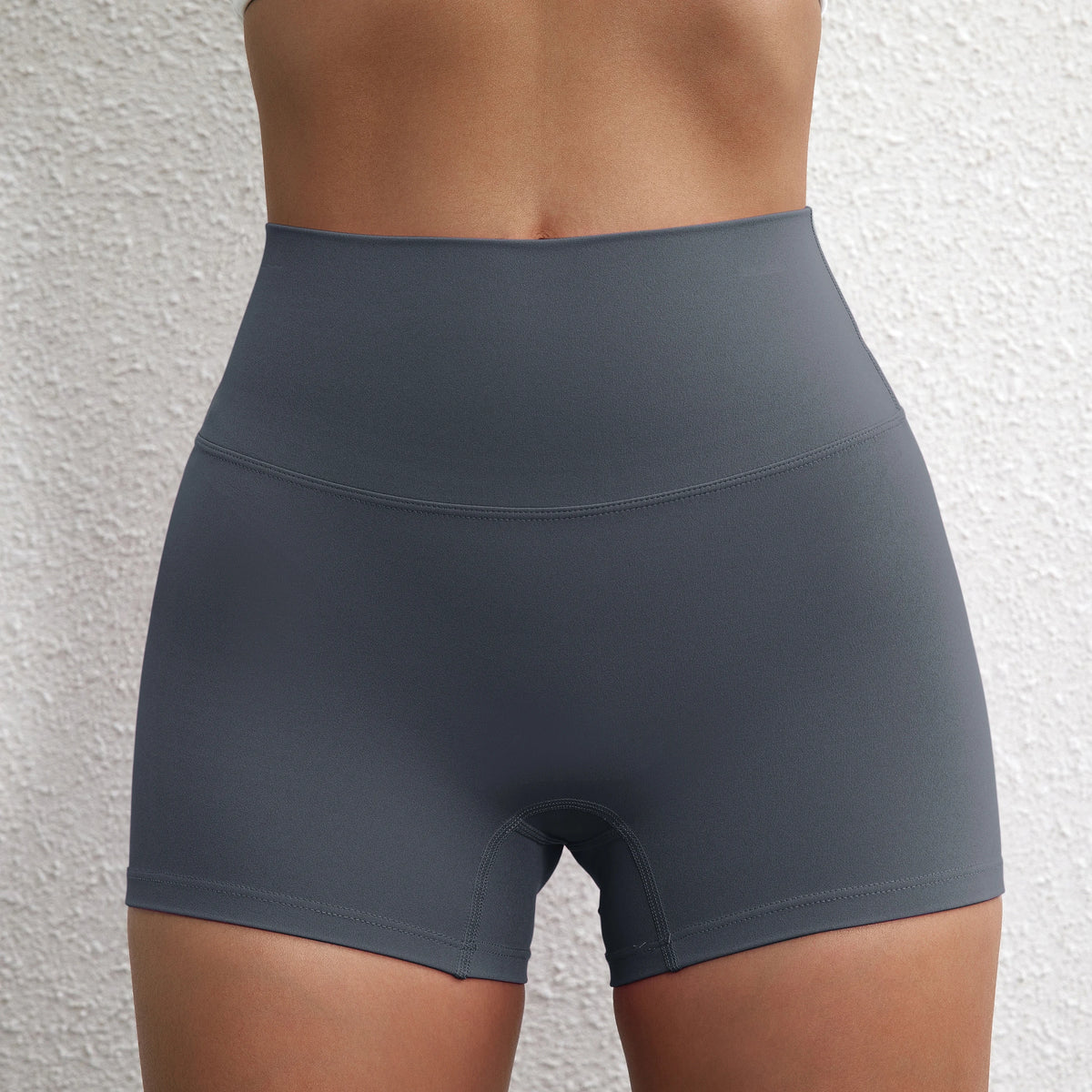 Sexy Solid Color Women Fitness Sport Short High Waist Athletic Yoga Short Leg Cycling Comprehensive Training Jogging Squat Proof