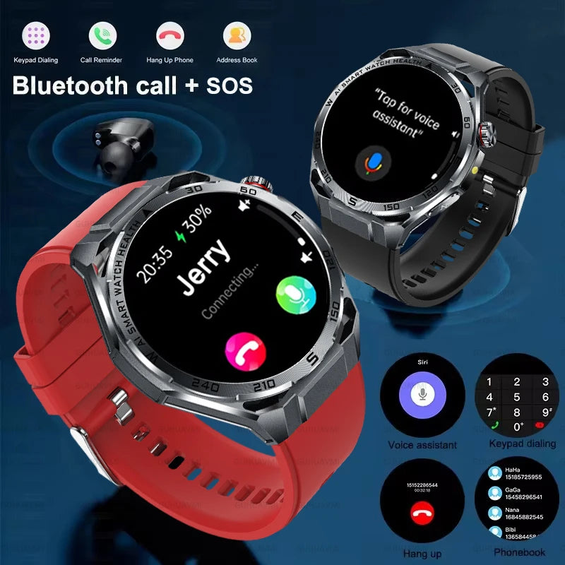 Newly Accurate Micro Physical Examination Health Smart Watch ECG Blood Fat/Pressure Heart Rate Call Sports Watch For iOS Android