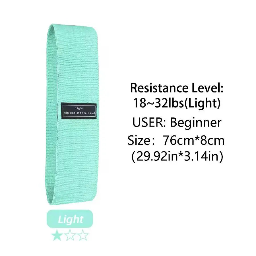 Glute Thigh Elastic Workout Bands Fabric Resistance Hip Booty Bands Squat Circle Stretch Fitness Strips Loops Yoga Gym Equipment