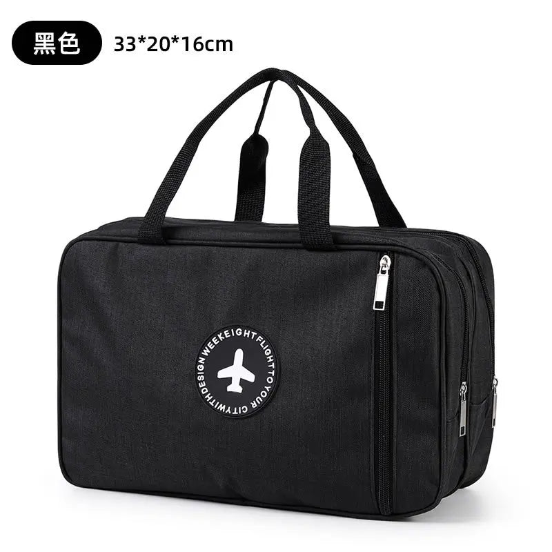 Dry Wet Separation Swim Bag Large Capacity Swimming Organizer Pouch for Travel Beach Gym Bathroom Storage