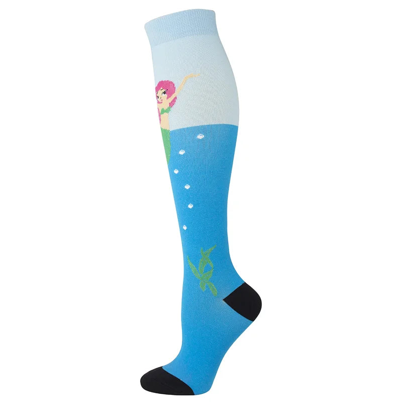 Compression Stockings Women Men 20-30 Mmhg Medical Nursing Varicose Veins Edema Diabetes Pregnancy Socks Basketball Golfs Sport