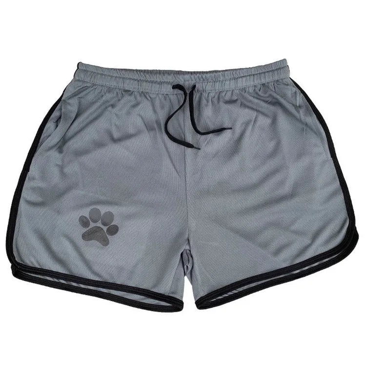 Summer fitness shorts Loose running shorts Men's jogging sports Breathable mesh shorts Thin trend men's three-quarter pants
