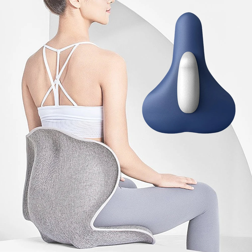Electric Pelvic Floor Muscle Trainer Ergonomic Sit-On-Top Pelvic Trainer Kegel Exerciser Training Device for Bladder Control