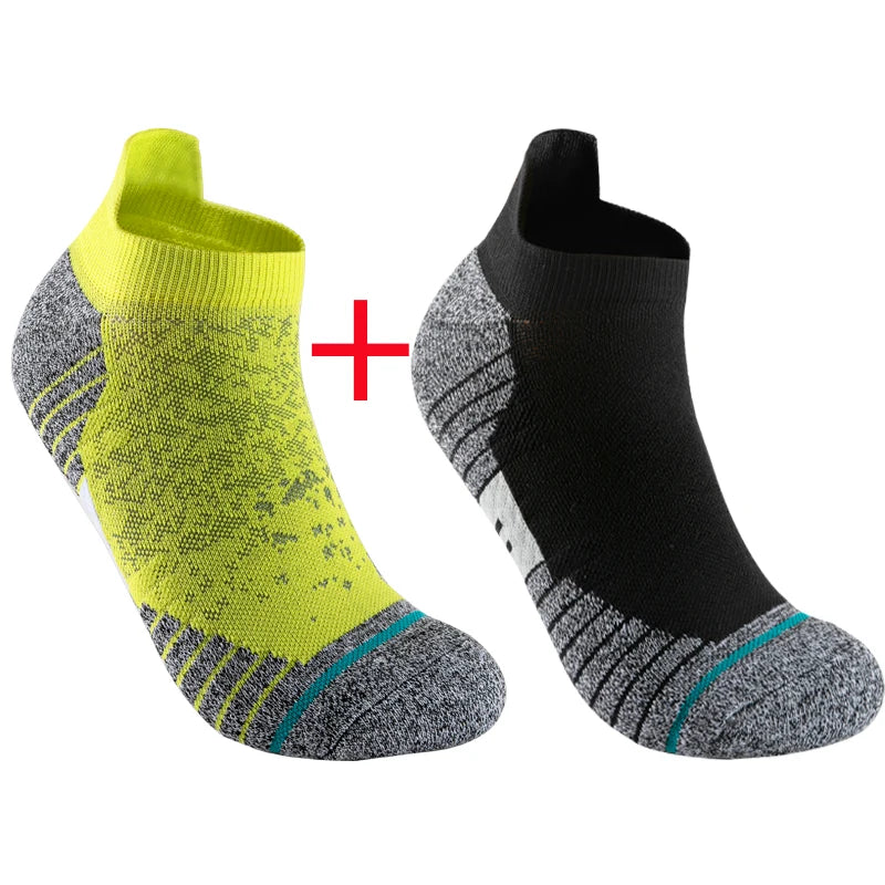 2 Pairs Bike Socks Men Nurse Compression Cycling For Women Mtb Guard Socks Stockings Sport Grip Barre Socks Invisible socks