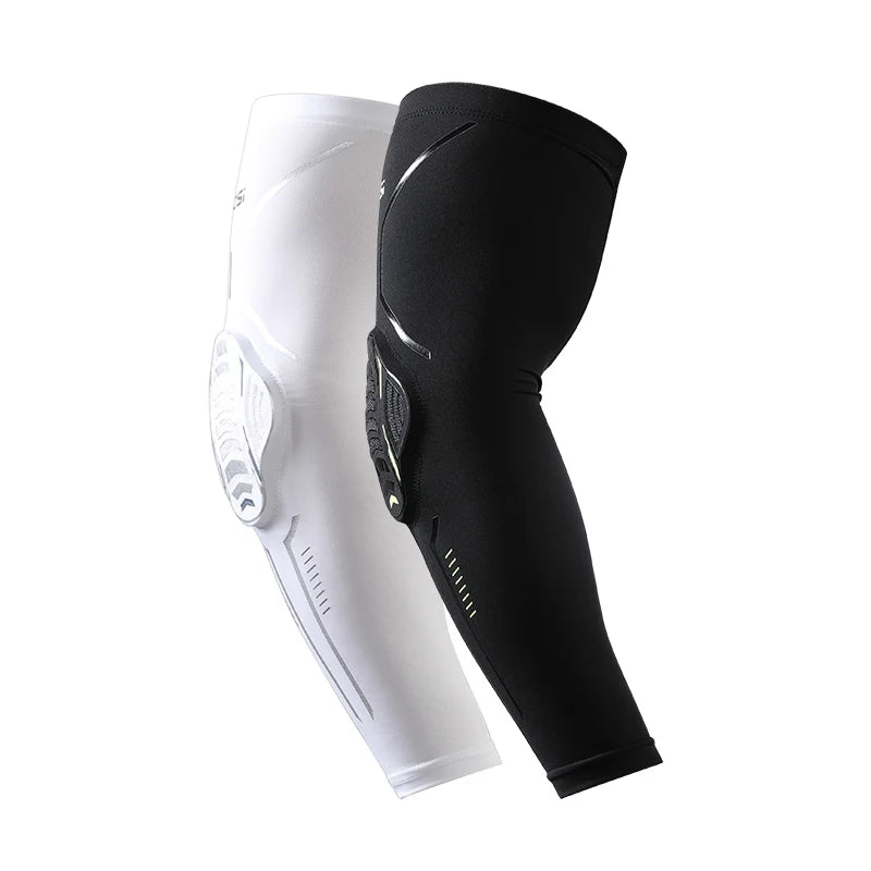 VBOSi 1 Piece Women Men Crashproof Honeycomb Sport Elbow Pads Elastic Arm Sleeve Support for Basketball Volleyball Football