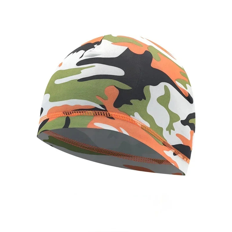 1/3pcs Skull Cap UV Protection Ice Silk Helmet Liner Men Women Hat Workout Quick Dry Motorcycle Cycling Running Stretchy Beanie