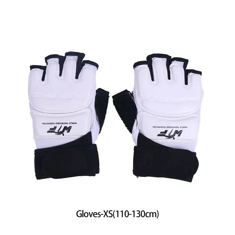 Half Finger Boxing Gloves Adults Boxing Fighting Sandbag Training MMA Sanda Karate Muay Thai Fitness Taekwondo Protection Set
