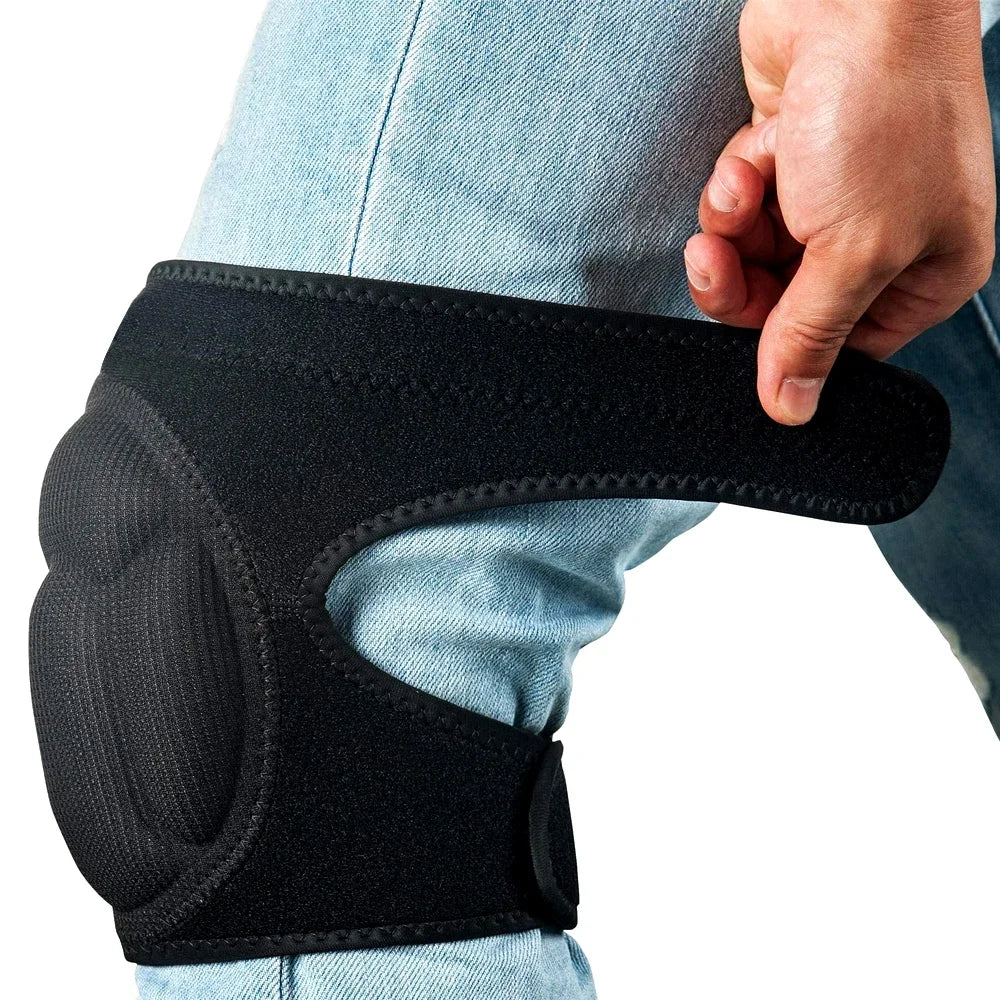 1pair Knee Pads for Cleaning House Floors,Gardening Work, Carpet, Roofing,kneepads with Soft Inner Liner, Adjustable knee pads