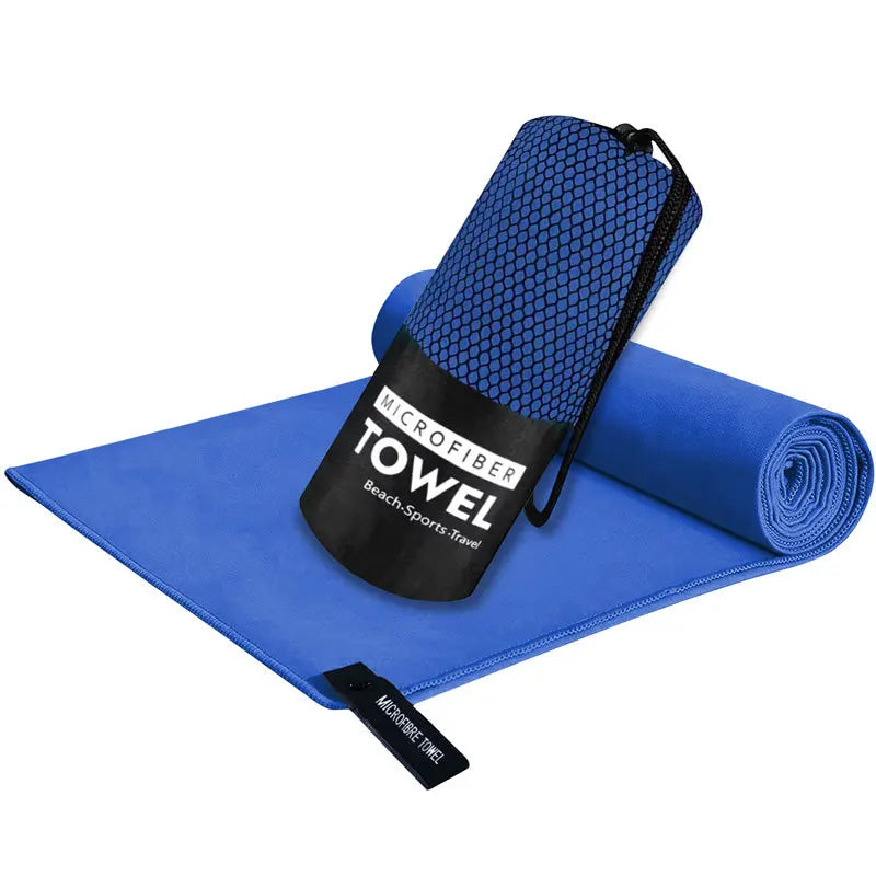 Sandproof Microfiber Fast-Drying Towel Lightweight Portable Swim Yoga Gym Beach Travel Sports Essentials