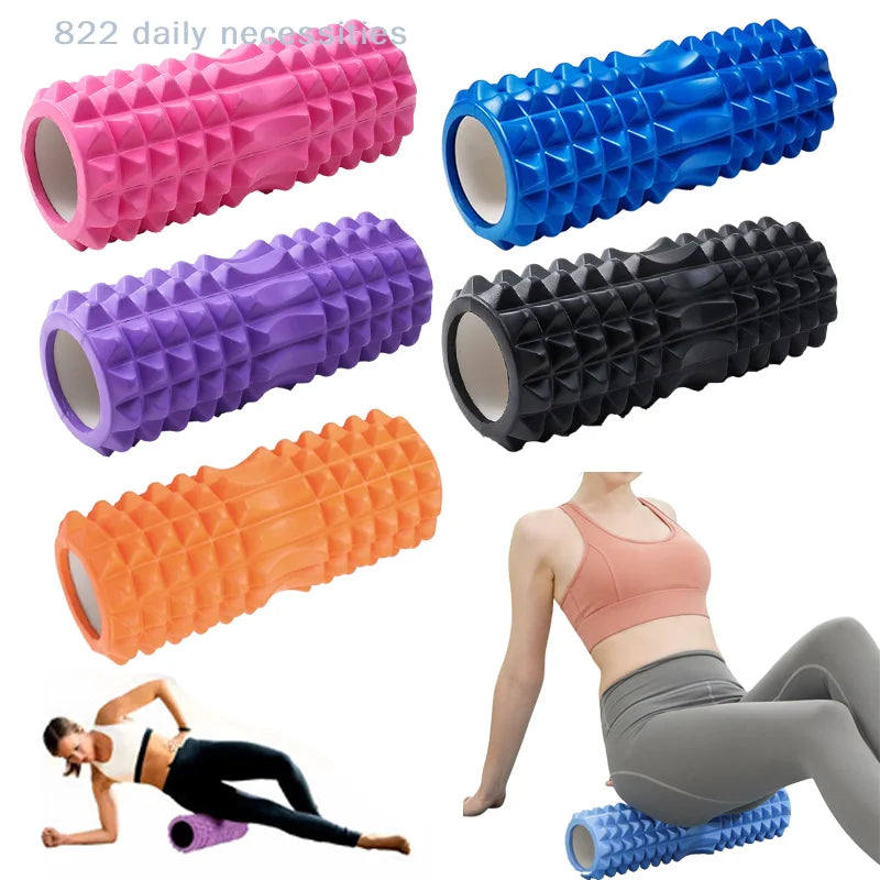 convenientYoga Column Roller Fitness Equipment EVA Yoga roller Foam Roller Yoga Pilates Yoga Block Gym Roller