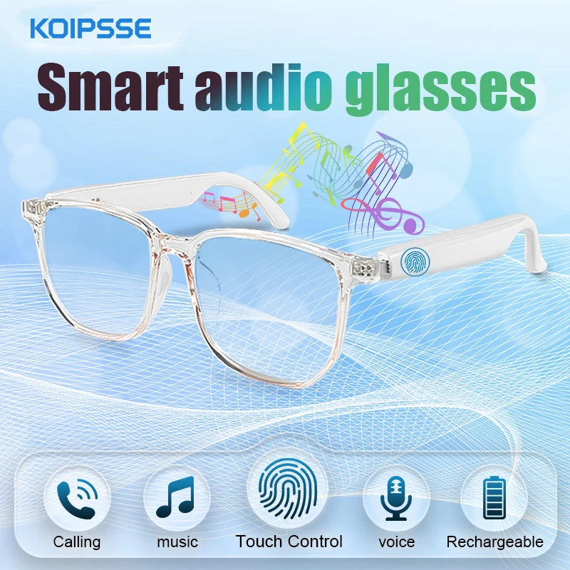 Smart Audio Glasses with Bluetooth Audio Calling, Open Music Playback, Built-in Speaker, Smart Wearable Technology Accessory