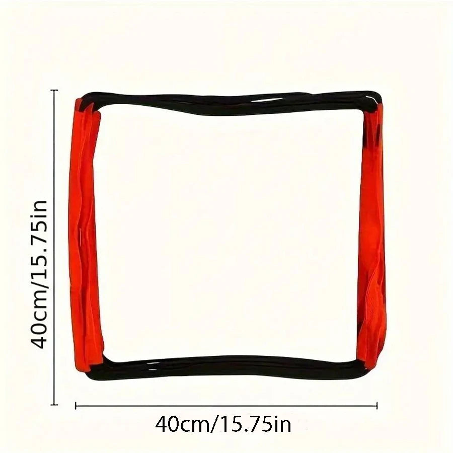 6/8/10/12-Grid Multi-Purpose Agility Ladder - Soft, durable, portable training equipment for fitness, speed and agility training