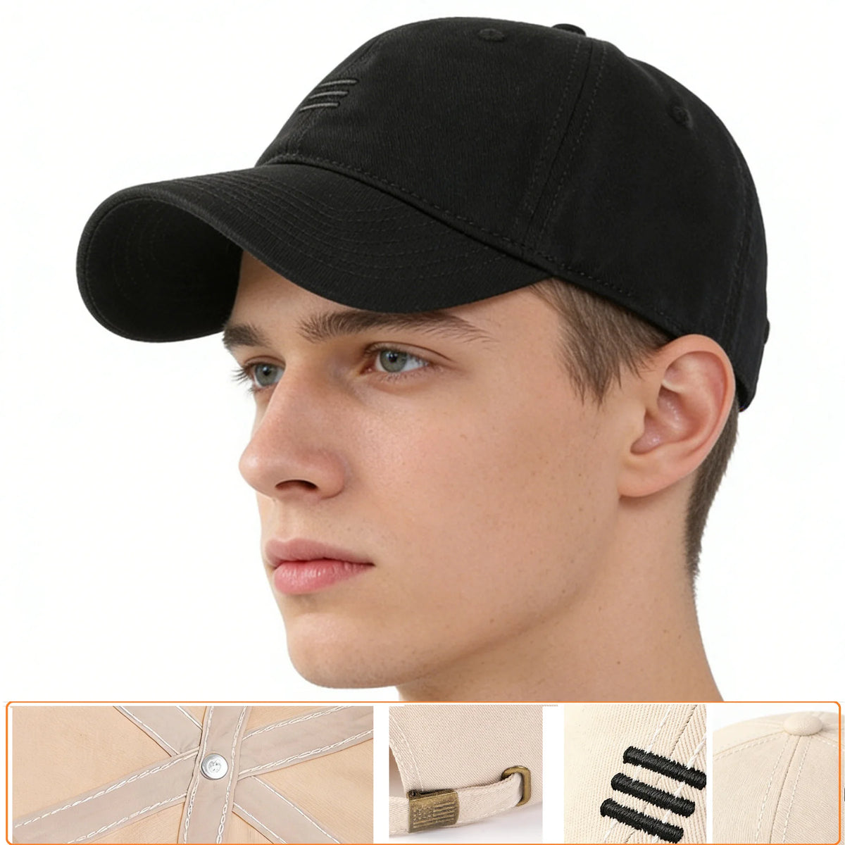Big Head Man Baseball Caps Summer Mesh Plus Size Causal Peaked Hats 56-60cm 62-68cm Oversize XXL Snapbacks