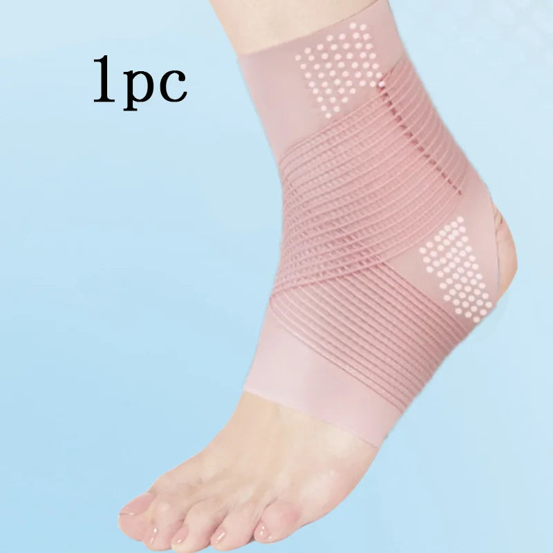 1PC Professional Ankle Brace Anti Sprain Ankles Cycling Running Ankle Guard Adjustable Summer Thin Outdoor Sport Ankle Guard