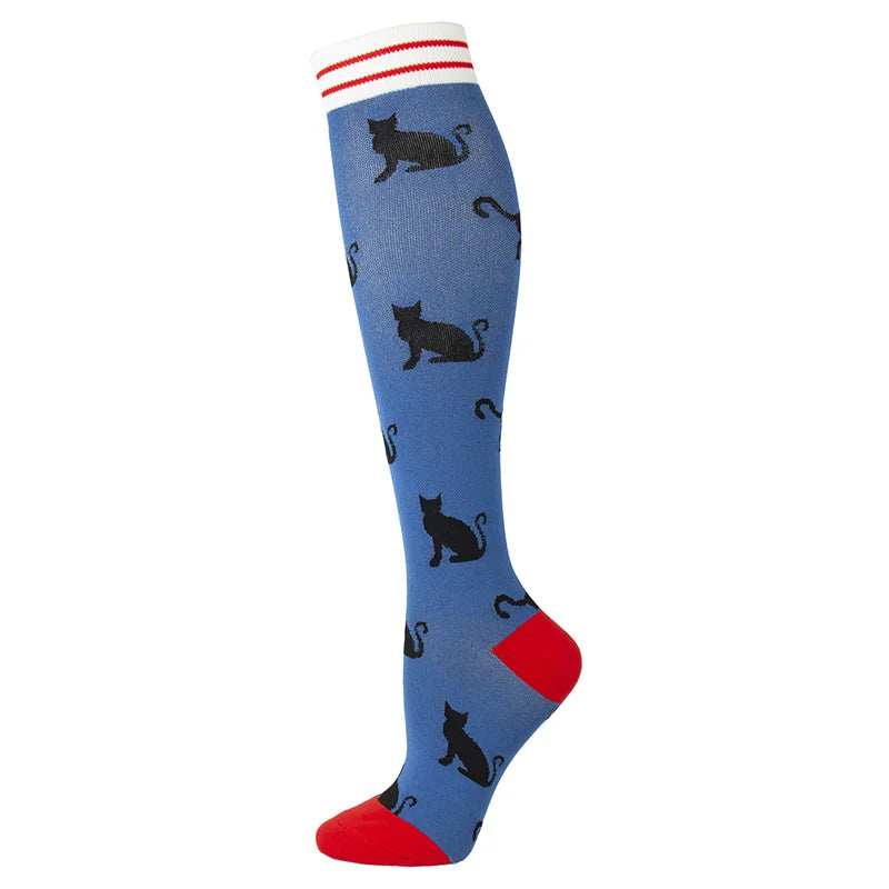 Compression Stockings Women Men 20-30 Mmhg Medical Nursing Varicose Veins Edema Diabetes Pregnancy Socks Basketball Golfs Sport