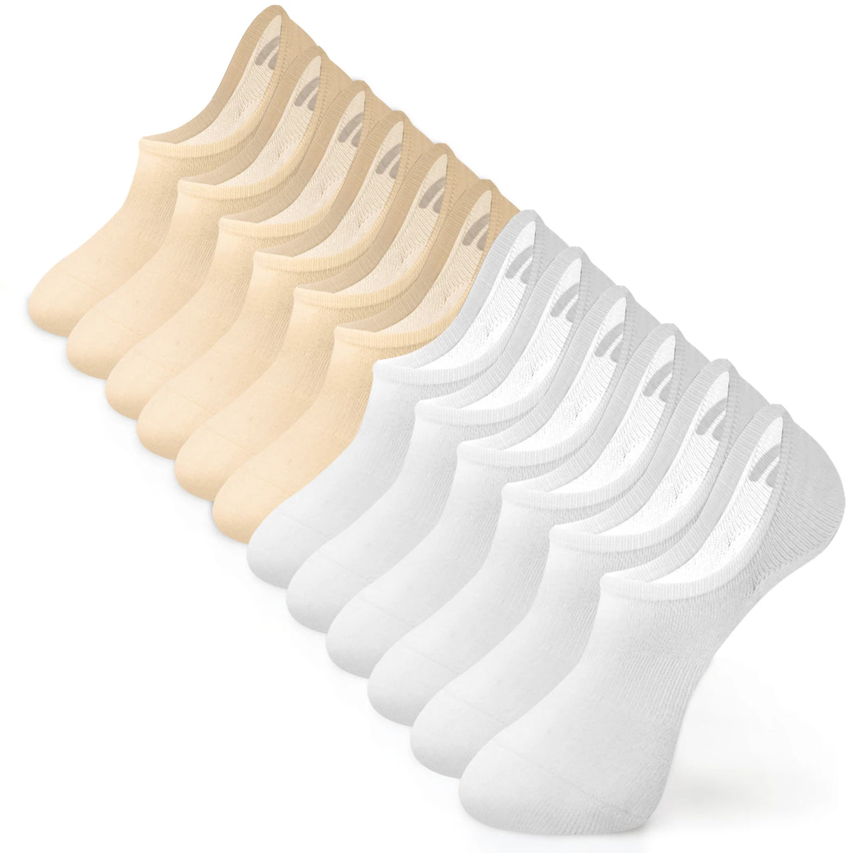 6 Pairs No Show Socks Womens and Mens Low Cut Ankle Short Running Novelty Casual Cotton Invisible Liner Socks With No-Slip Grip