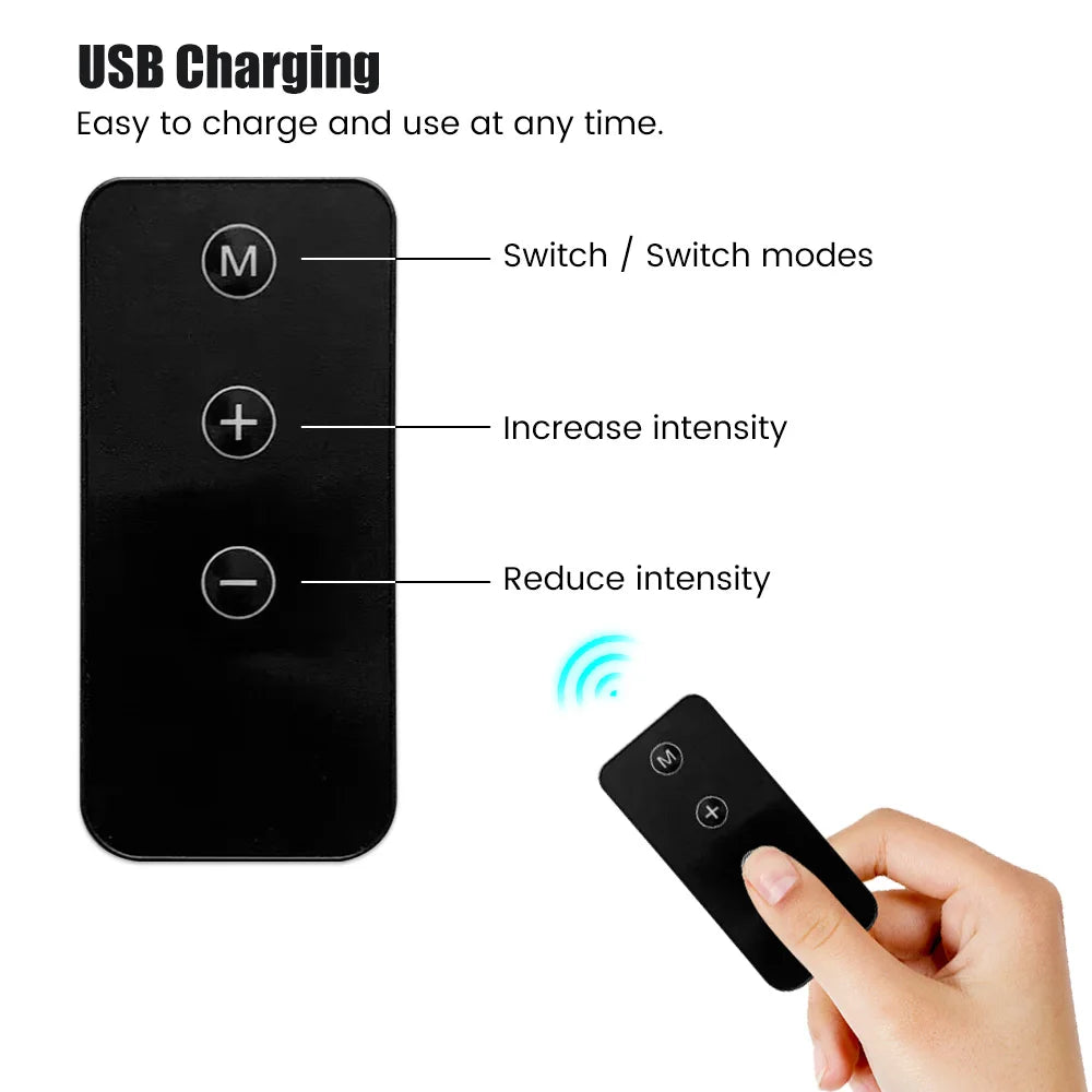 Electric Mini Neck Stretcher Massager 8 Mode Cervical Massage Patch Pulse Muscle Stimulator Portable Relief Pain Relaxation Tool